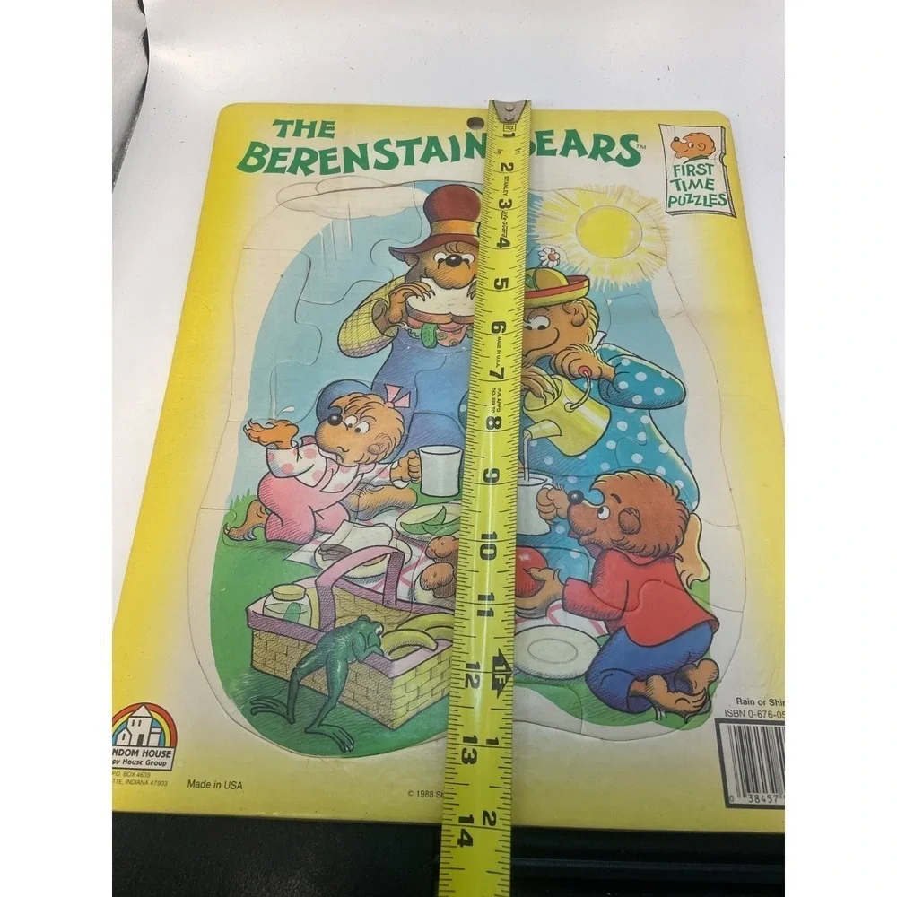 Vintage 1988 Berenstain Bear Random House Frame First Tim Puzzles Kids‎ Play Fun